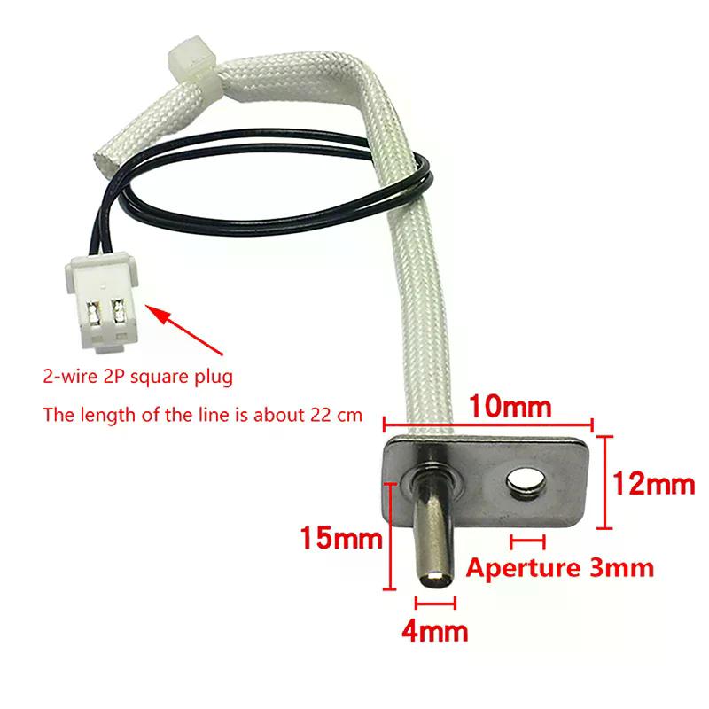 Temperature Sensor Probe 200K Thermostat Ntc Temperature Sensor Air Fryer Replacement Parts for Air Fryer