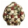 Men's Casual Corduroy Jacket with Pockets Long Sleeve Zip Up Christmas Print