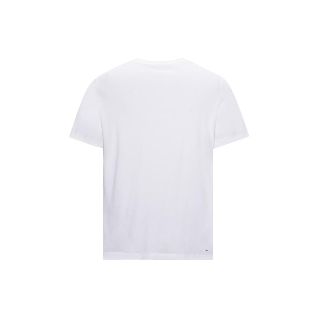 Jordan Jumpman Logo Casual Sports Crew Neck Short Sleeve T-Shirt Men Tops White Gym-Red CW5191-101