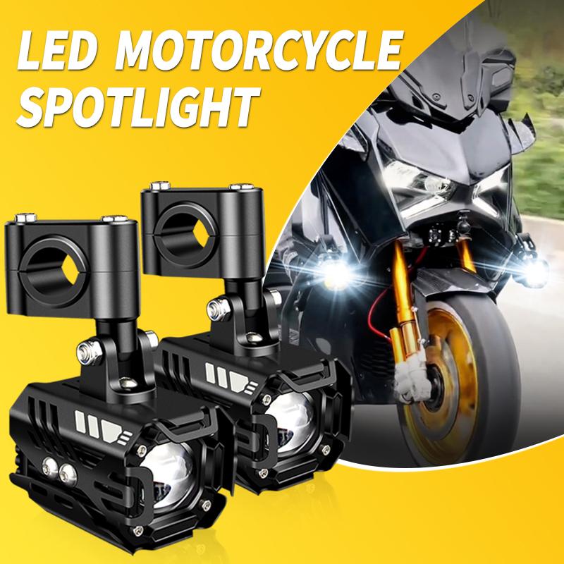 

2PCS Fog Lamps Flash Headlights Moto For YAMAHA Tmax 530 560 T-max dx sx tmax 500 XP500 Universal Driving Lights Spotlights 80W