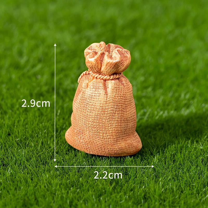 

Micro Landscape Ornament Creative Retro Burlap Resin Ornament Home Decoration 5pcs різнокольоровий