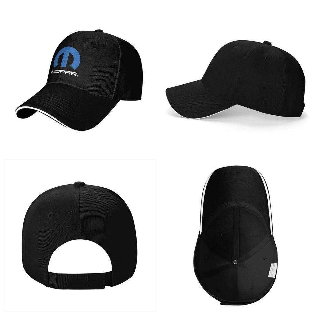 Mopar Black Logo American Trucker Cap Fashion Casual Baseball Caps Adjustable Hat  Summer Unisex Baseball Hats Polychromatic