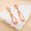 Luxurious Stainless Steel Zirconia Earrings for Women - Elegant, Durable, Colorfast
