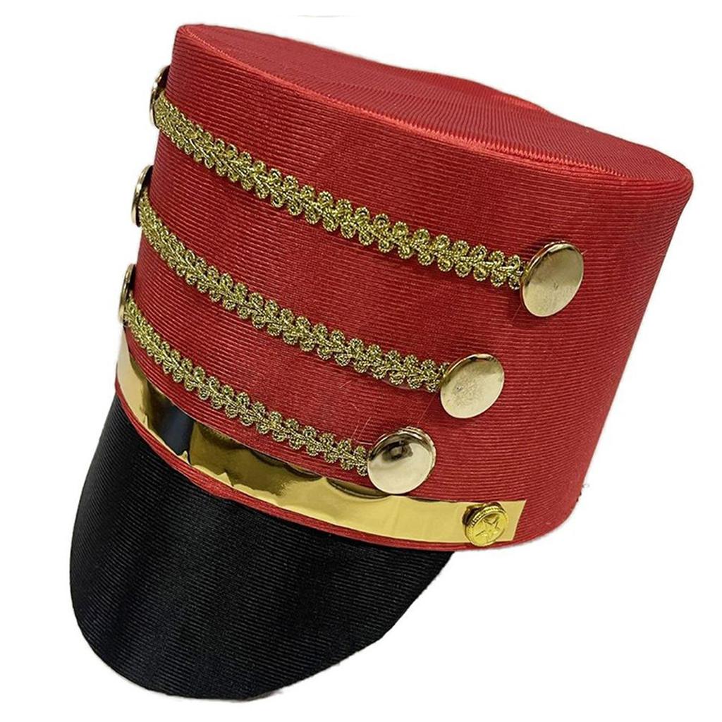 Vintage Styles Nutcrackers High Hat Unisex Costume Hat Christmas Party Hat for Seasonal Gatherings and Theatrical Shows