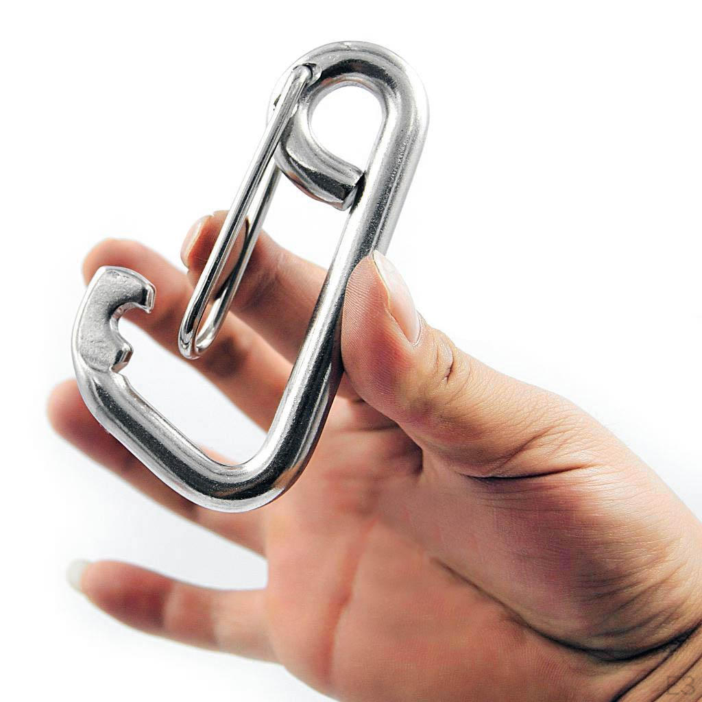 304 Stainless Steel Clip Keychain 60mm/ 80mm/ 100mm Long