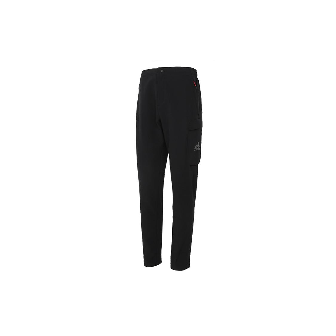 adidas Casual Sports Woven Fleece Cargo Long Pants Black Men s GN7352 XS