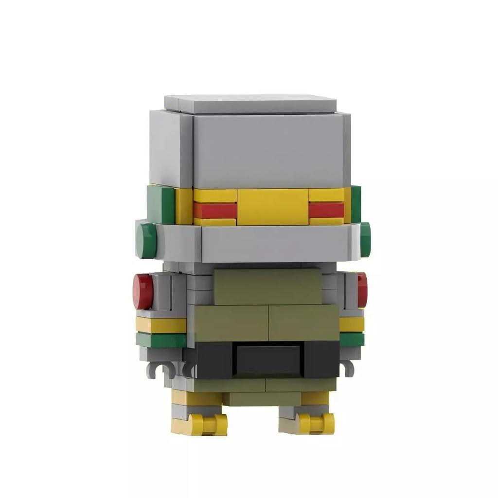 MOC Animated Movie Figures Turtle Mecha Model 1987 Violent Tortoise Warrior Mini Doll Building Block Kid Toy Adult Birthday Gift