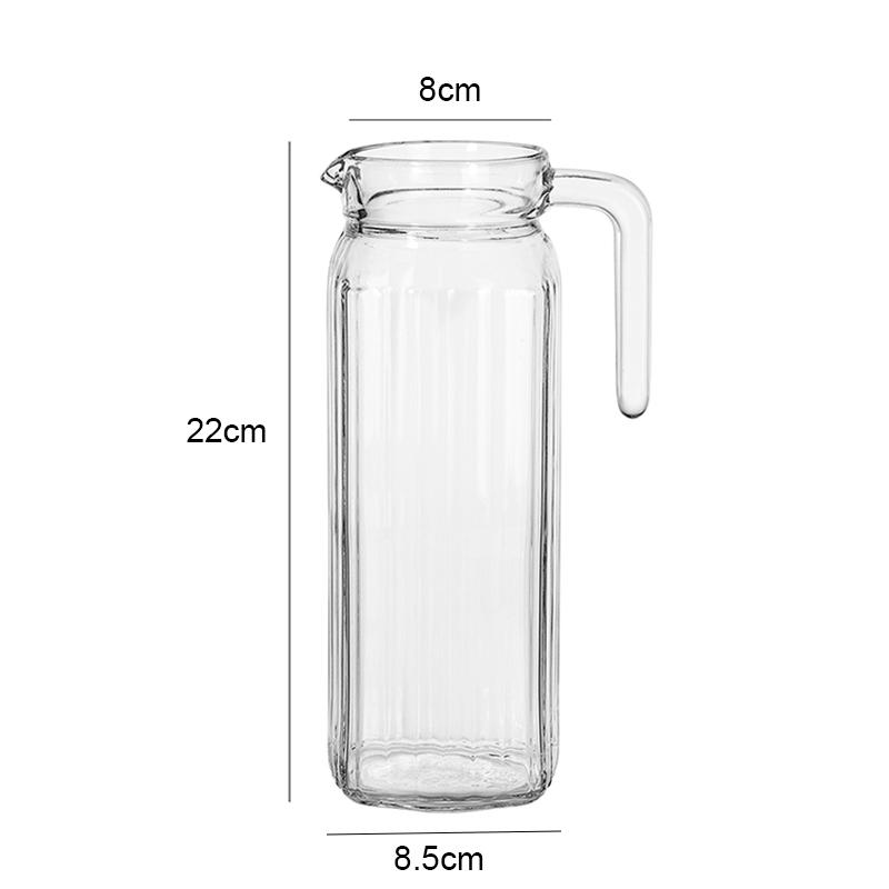 1.1L Water Jug Plastic Transparent Juice Tea Milk Kettles Large Capacity Bar Party Wine Beer Bottle Kitchen Drink Storage Pot