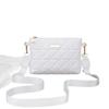 Women's bag Fashion embroidered small square bag Portable change bag One shoulder oblique span clutch bag Mini mobile phone bag
