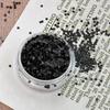 Mini Sparkling Circle Glitter Nail Decoration Wave Dot Retro Simple Style Black Gold Laser Nail Art DIY Accessories