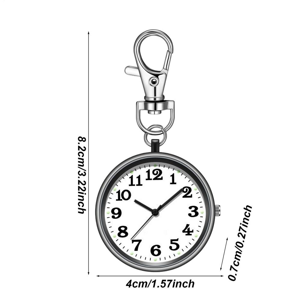 

Новые карманные часы-брелок часы с дистанционным управлением с батарейкой студент врач медицинские винтажные часы брелок цепочка подарок чёрный
