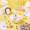 49/108/138pcs Stone Material Ink Decorative Beads Colorful Decorative Beads DIY Bracelet Necklace Earrings Keychain Foot Chain Phone Chain