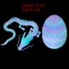 Articulated Dragon Model with 3D Printed 30cm Egg Figurine Sculpture for Home Room Desk Decoration Fantasy Ornament Display Gift