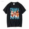 Retro Trisha Paytas Shirt sweaT T Homage Trish Vintage Washed Unisex Stylish Soft Breathable Fashion Homme