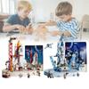 Space Rocket Shuttle Building Blocks Toys Children Educational Gift Girls Boys
