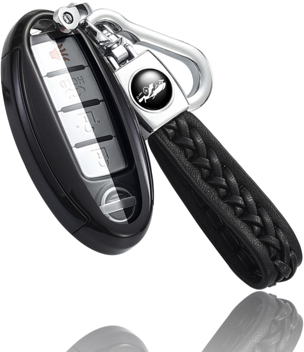 

(ёшинари) NISSAN Специальный чехол для смарт-ключа Infiniti Держатель для ключей Days Serena X-Trail Elgrand Skyline чёрный