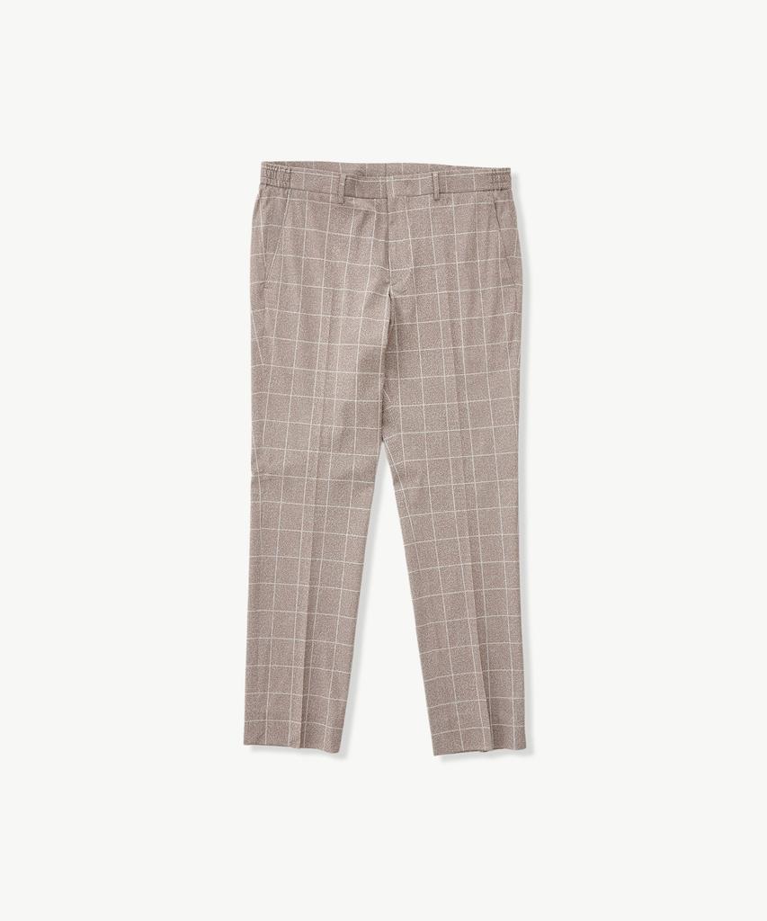 STCO Ice Touch Power Stretch Pants_Beige Check (Slim Fit)_Sepub06Scd