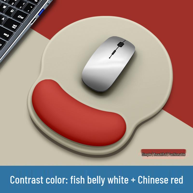 Gradient Silicone Wrist Rest Mouse Pad: Non-Slip, Ergonomic Support for Men & Women, Office Desktop Use