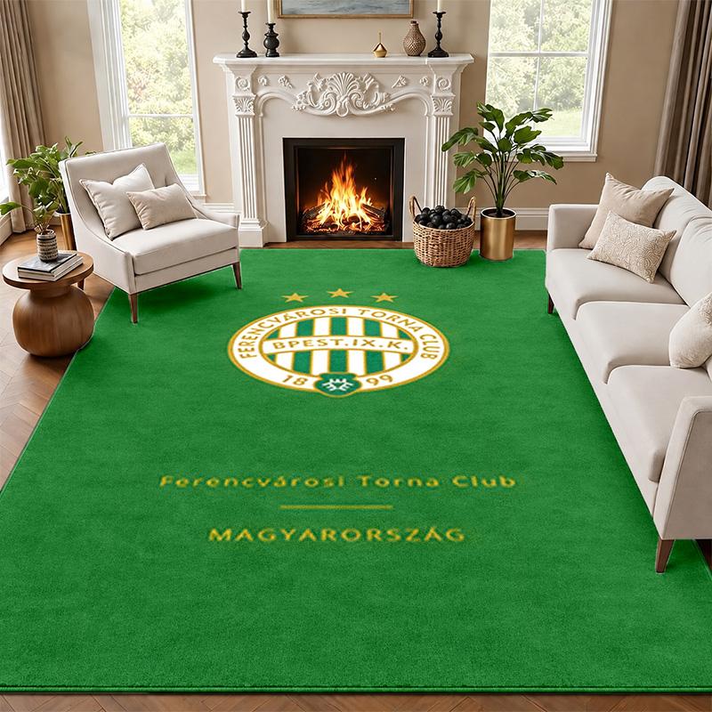 Ferencvarosi TC Carpet Door Mat for Living Room or Bedroom Protective Mat Under Chair Office Decoration Christmas Gift Birthday Present