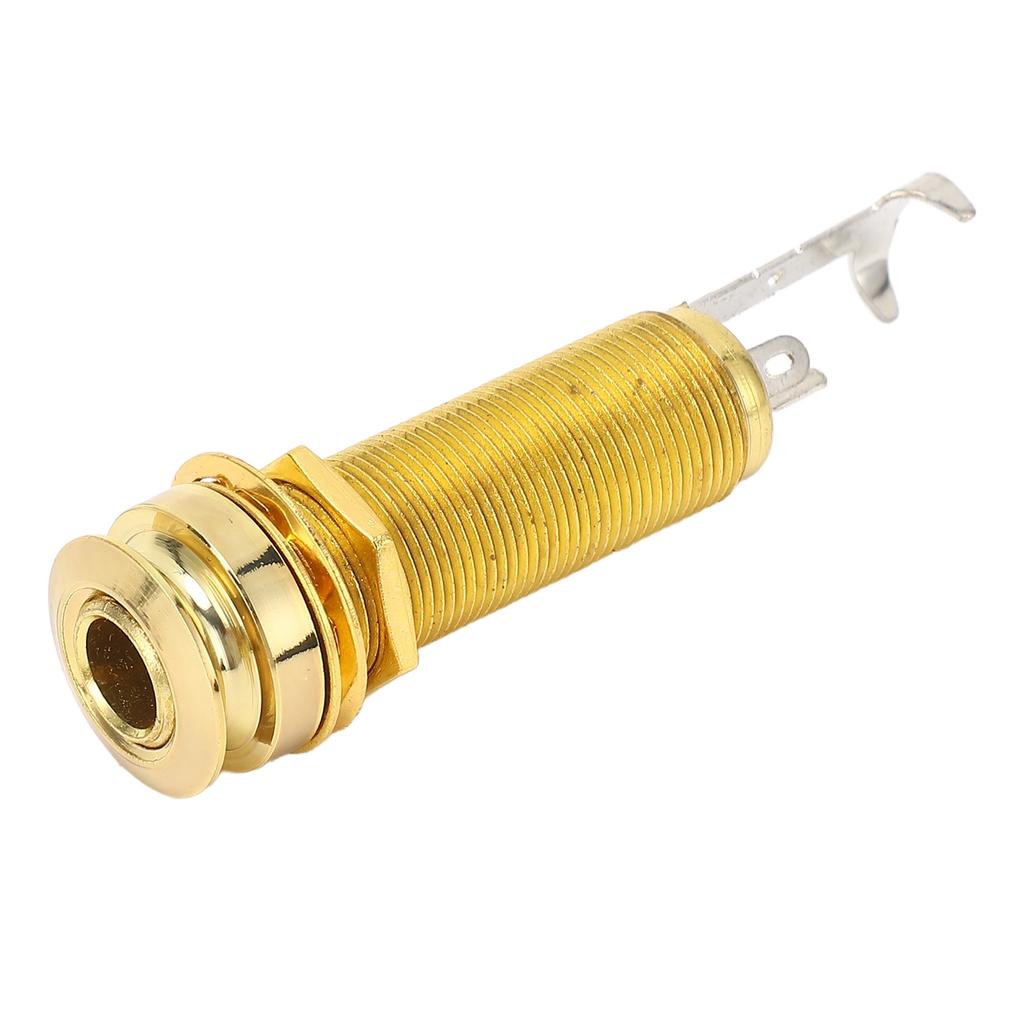 Guitar Bass Barrel   1Celsius4 Inch Reduce Noise Metal Cylinder Output   Socket for Electric Guitars Basses