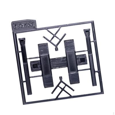 1: 64er Maßstab Zweisäulen-Hebebühnenmodell DIY-Simulation Foto-Requisiten Diecast-Auto-Display Miniatur