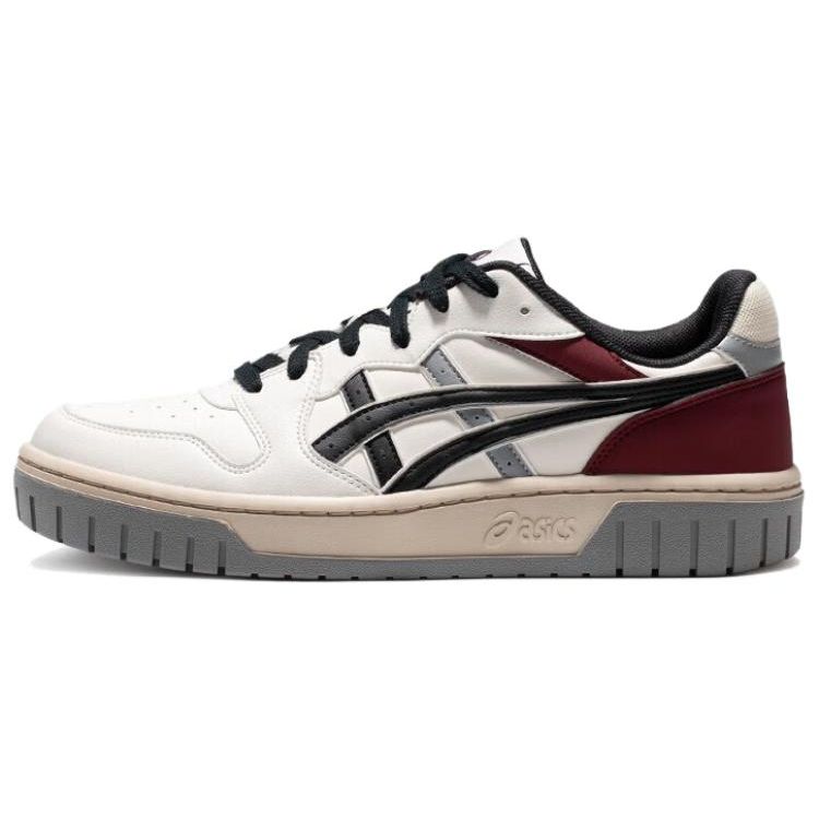 Asics Court Mz 2.0 Fabric Synthetic Leather Sports Low-Top Sneakers Unisex Sneakers White Red 1203A405-100