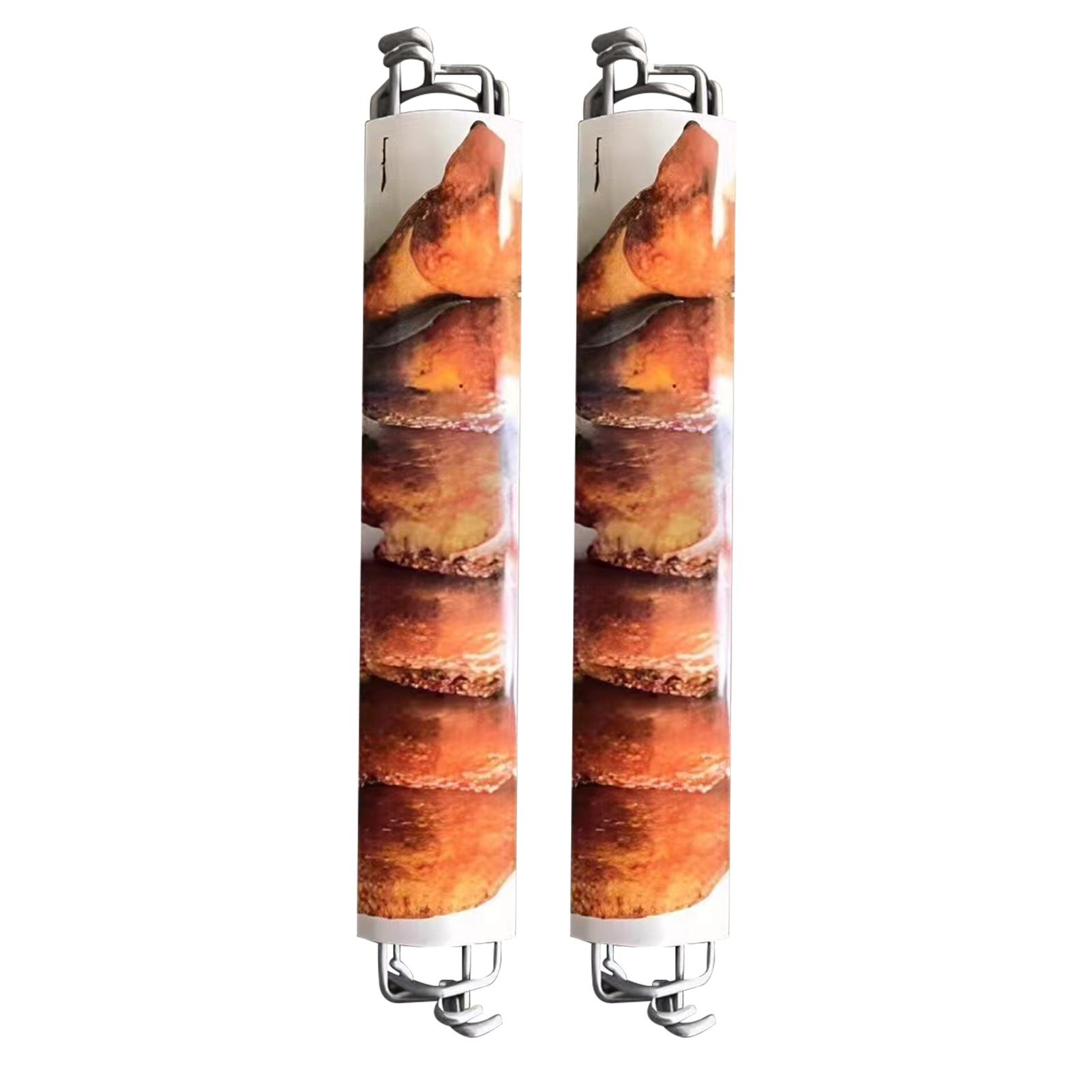 

Вилка для барбекю для куриных крылышек, направляющие из нержавеющей стали для гриля куриных крылышек, многоцелевые шампуры для жарки на открытом воздухе, инструмент для кемпинга