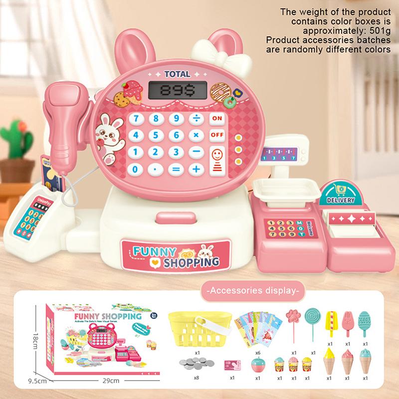 

Детская имитация супермаркета кассовый аппарат мультяшная лягушка шопинг компьютер со звуковыми эффектами игрушка