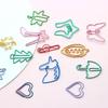 Creative Cartoon Insect & Plant Shaped Electroplated Paper Clips for File Organization