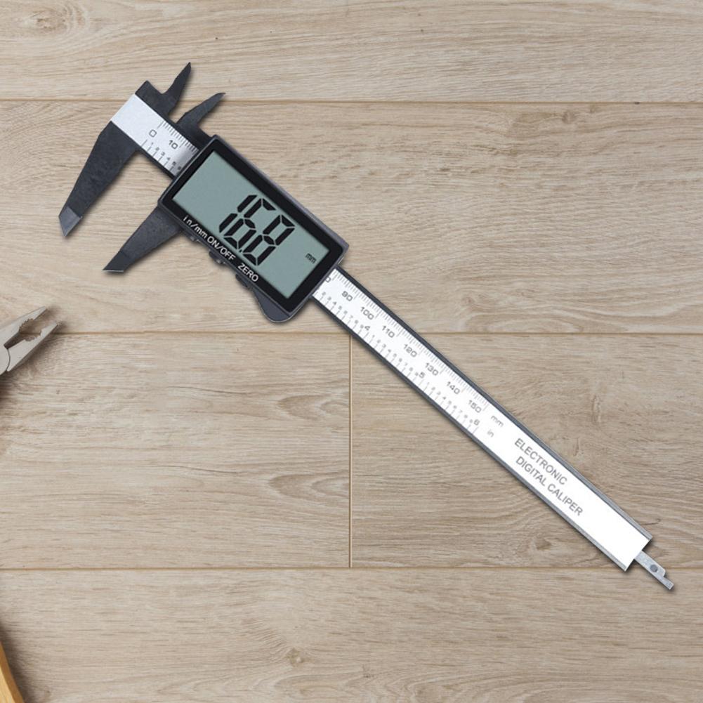 0-150mm Digital Vernier Calipers Electronic Calipers Micrometer Ruler Inch Millimeter Conversion Depth Ruler Jewelry Measuring China Mainland