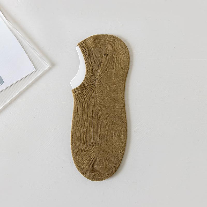 

Мужские летние ретро дышащие дезодорирующие влагоотводящие бесшовные невидимые короткие носки-лодочки 1 pair зелёный