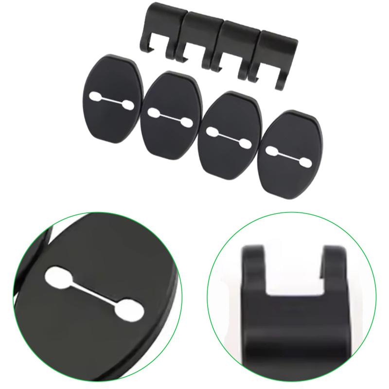 4PCS Plastic Car Door Lock Buckle Cover Protective Cover for VW Golf 6 7 Passat B8 Jetta A6 Tiguan Beetle Scirocco Polo Bora