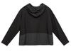 Plus Size Women’s Hooded Patchwork Sweatshirt - Autumn 2025 Two-Piece Style, Versatile Long Sleeve Top.