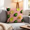 Pattern Avocado Print Cushion Cover 1Pcs Decorative Covers Soft Cushion Case For Sofa Couch Decor 40X40 45X45 Pillowcases