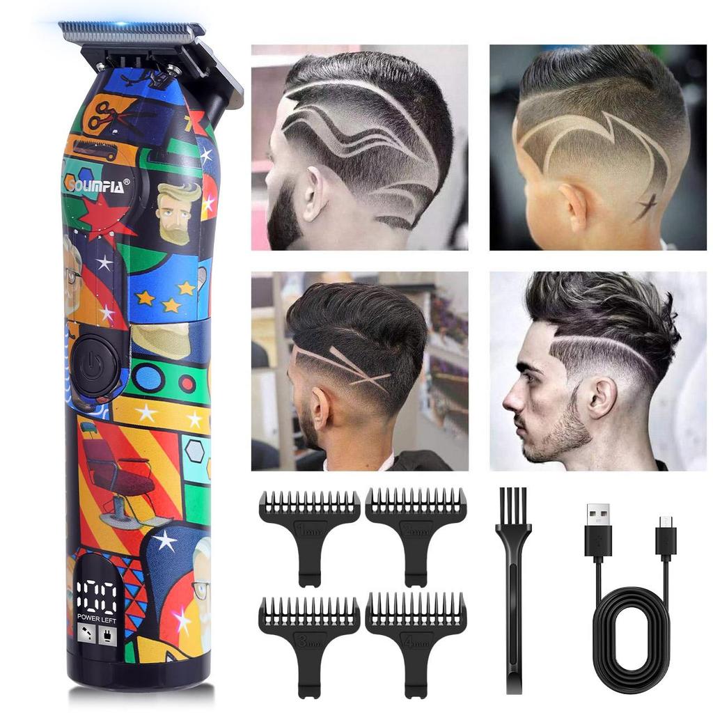 Profesyonel Saç Kesme Makinesi Erkekler İçin Berber Şarj Edilebilir Saç Kesme Makinesi Kablosuz Saç Kesme Güçlü Makine Saç Sakal Düzeltici