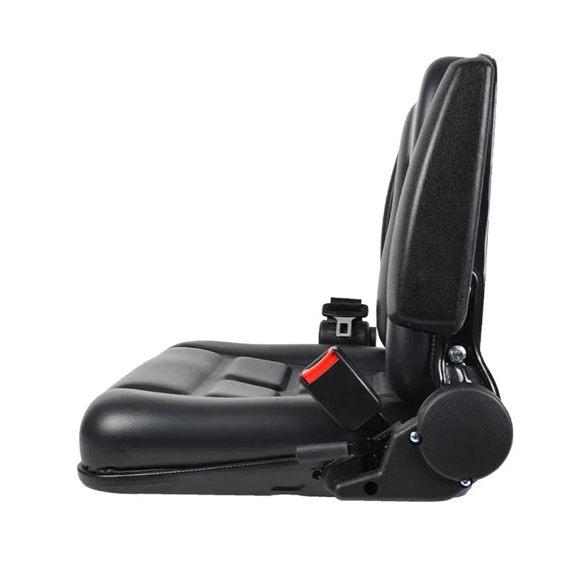 Forklift Seat Adjustable Tractor Seat for Scrubber Loader Road Roller Vehicle Replacement Forklift Driver's Seat Truck Parts