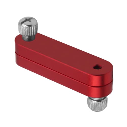 Botocoo Steel Ruler Stops, Set of 2 Straightedge Stoppers, Portable, Accurate Measurement, Practical, Wear-Resistant, Metal Measuring Aid Tool, Stainl