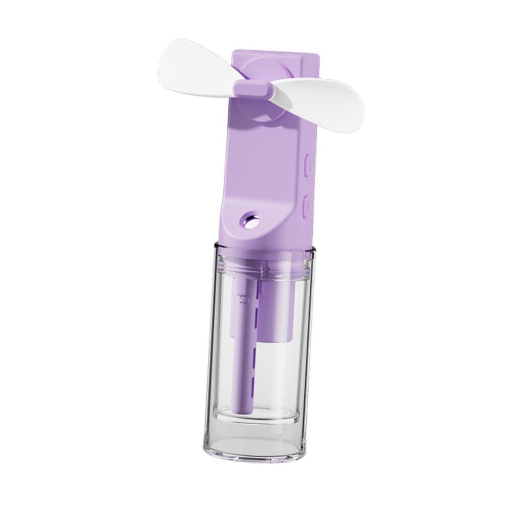 Portable Misting Fan Rechargeable Small 4 Gears Adjustable Mini Spray Water Mist Fan for Makeup Camping Travel Women Outdoor