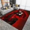 Cartoon Skull Girl Area Rug Large,Carpet Rug for Living Room Bedroom Sofa Decoration,Doormat Kitchen Bathroom Non-slip Floor Mat