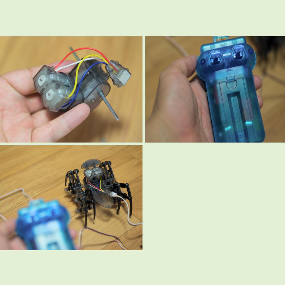 Academy Science Drátový/bezdrátový pavoučí robot s dálkovým ovládáním Stavebnice modelů