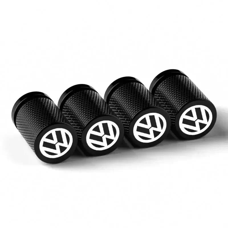 

New 4PCS Laser Logo Alloy Car Wheel Stem Valve Caps for Volkswagen Rline GTI Jetta Tiguan Scirocco Sagitar Touareg Magotan чёрный