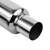 Exhaust Muffler Stainless Steel Car Exhaust Downpipes Branch Sound Tuning Muffler Tube 51mm Auto Engine Parts