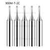 5PCS Soldering Iron Tips 900M-T Solder Tip Replacement Solder Welding Replacement Tip Kit Use Lead-Free Welding Tips Head
