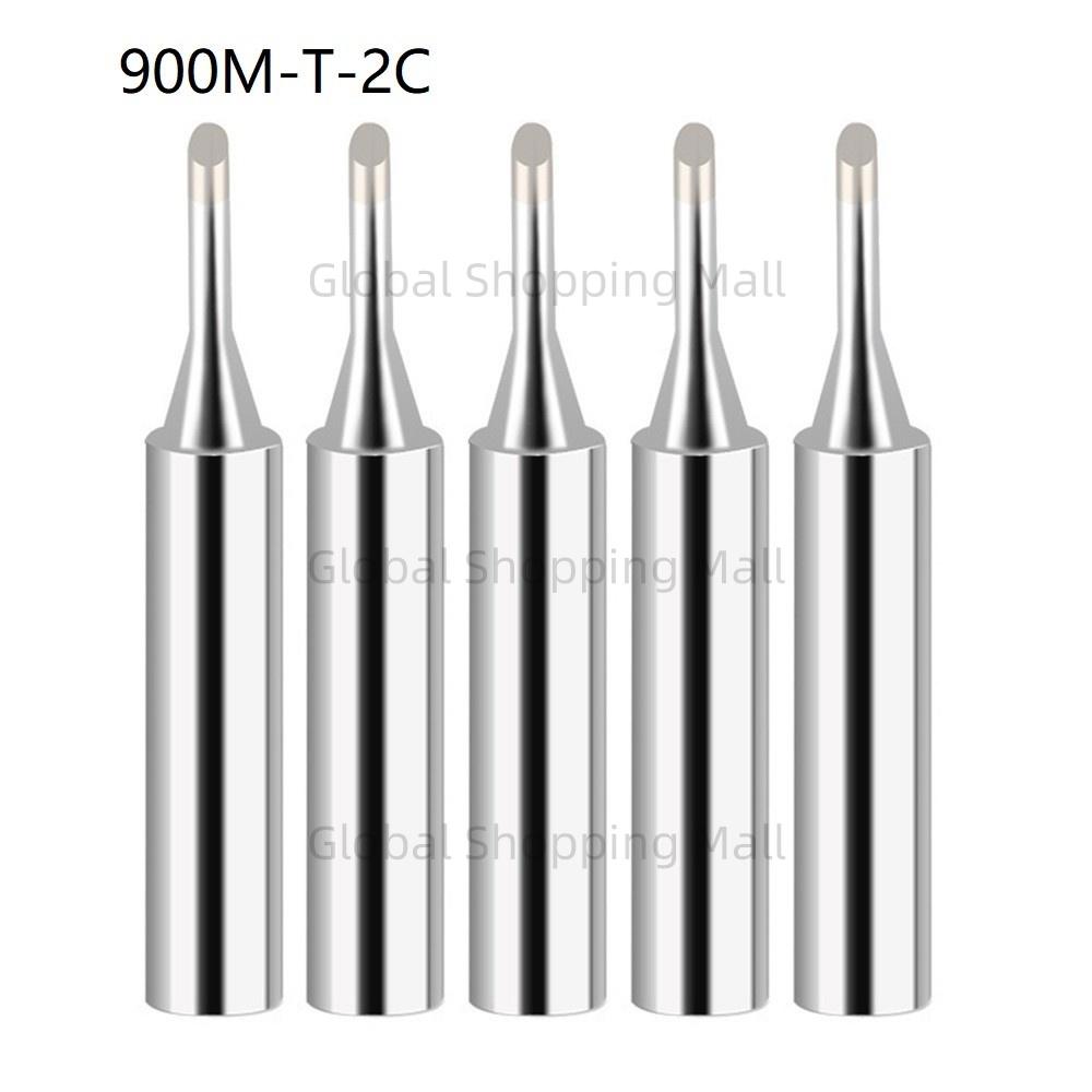 5PCS Soldering Iron Tips 900M-T Solder Tip Replacement Solder Welding Replacement Tip Kit Use Lead-Free Welding Tips Head