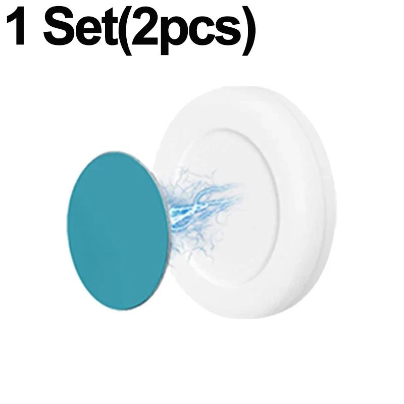 2/24PCS Magnetic Hooks Wall Mount Remote Control Anti-Lost Magnet Holder Round Self Adhesive Strong Hooks Home Storage Organizer