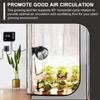 Chicken Coop Fan 360 Rotatable Tent Exhaust Fan Poultry Ventilation Device For Bathroom Kitchen Garage Greenhouse Dorm Shed