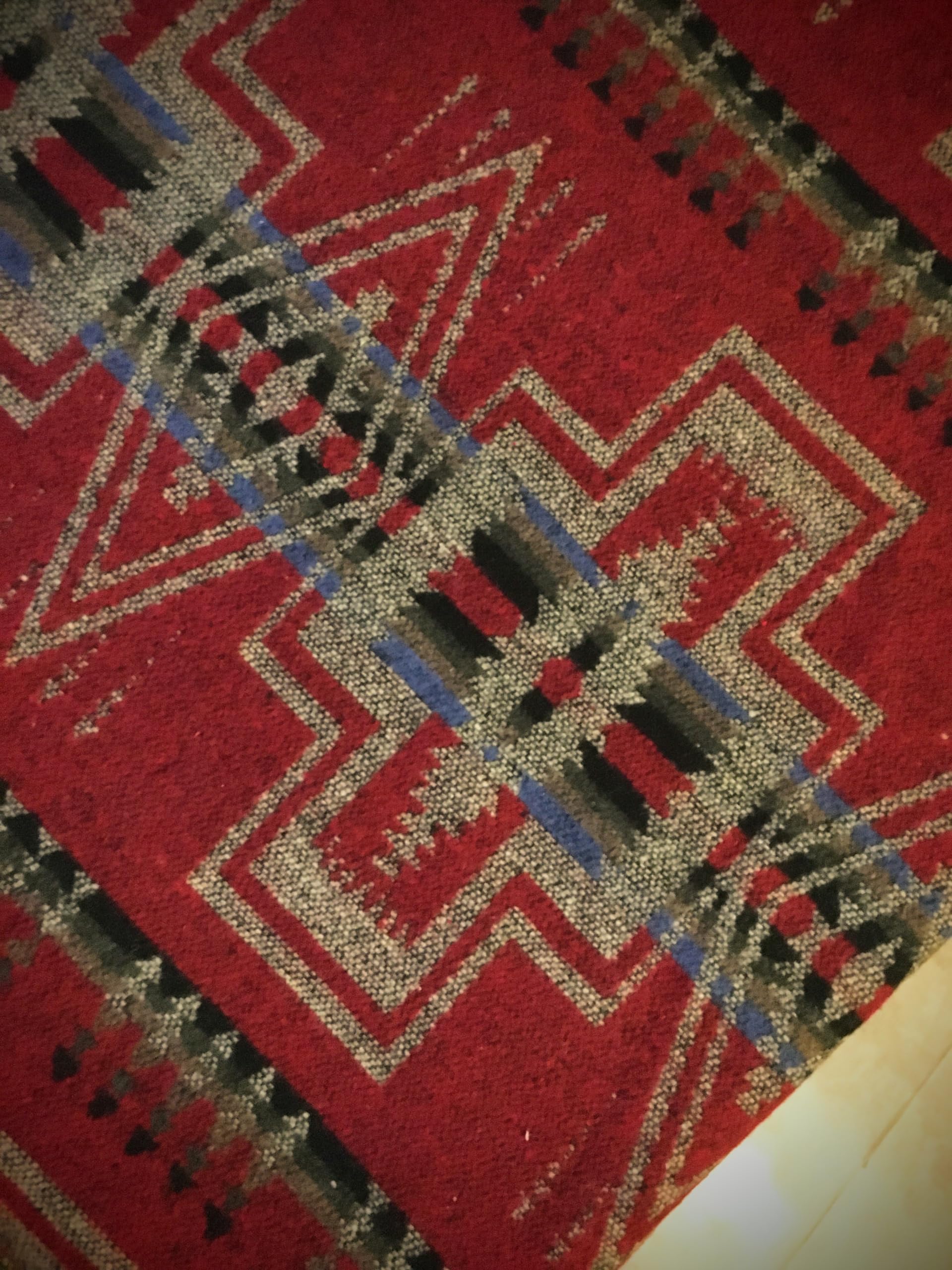 Jacquard Thick Fabric Ortega Pattern Native American Pattern Fabric Fabric Scraps Denim Remake Interior Handmade Voice Foundation of Indigenous