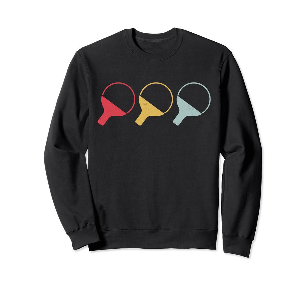 Table Tennis Player Silhouette Racket Ball Cool Youth Kids Sweatshirt