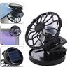 Portable Mini Solar Powered Clip Fan Summer Hat Cap Clip Cooler Fan Outdoor Camping Hiking Wilderness Survival Celling Fans
