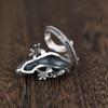 Anello Regolabile Vintage Lucertola Uomo Donna Minimalista Boho Statement Gioielli Rame Placcato Design Geometrico Animale